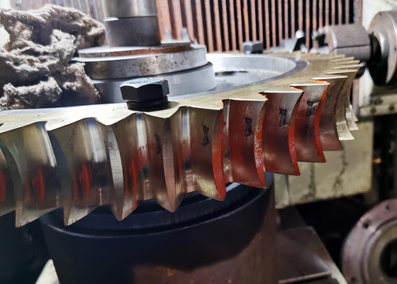 Aluminium Bronze ZCuAl10Fe3 Worm Gear Wheel 10 Module For Worm Gearbox