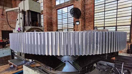 ZG42CrMo Alloy Steel Girth Gear Customized Width For B2B