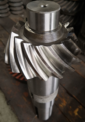 Precision Spiral Bevel Gear Power Skiving Helix Angle 35°