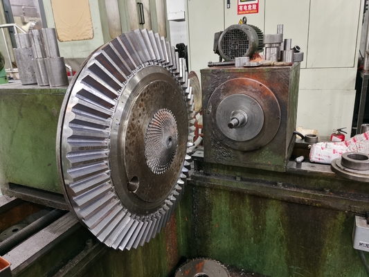 9 Module 90 Degree Spur Gear Straight Tooth Gear Shaping