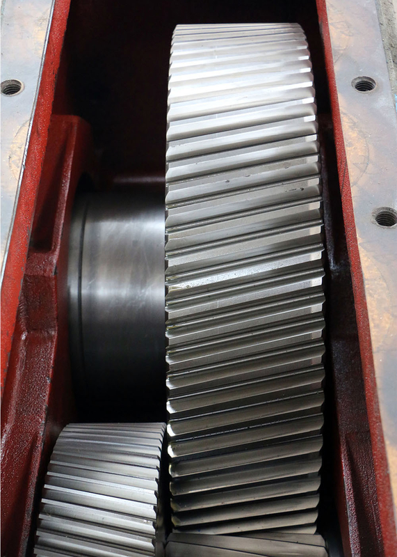 6 Module Single Helical Gear Reducer Gear Box First Stage