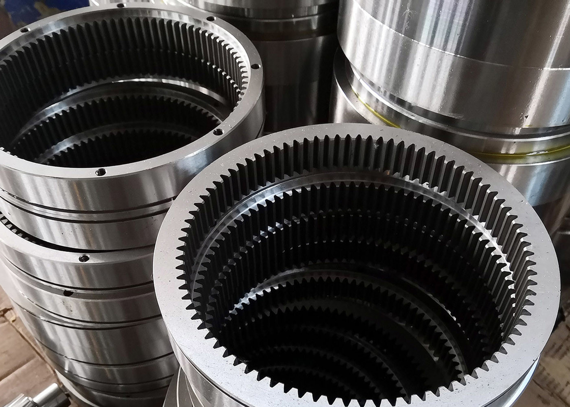 Forging Steel Annulus Internal Spur Gear Teeth Shaping