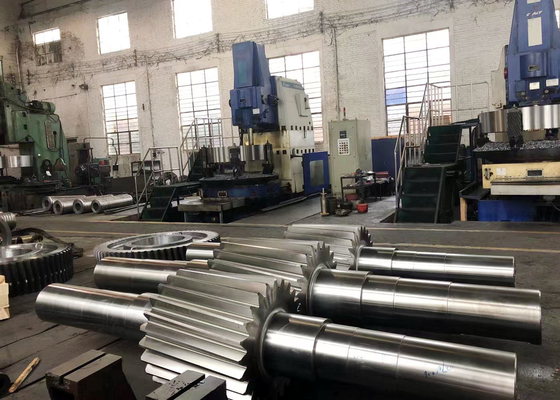Động cơ truyền động chính Cánh bánh xe 17CrNiMo6 Thép 12 Mô-đun cho truyền tải bền