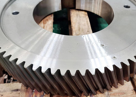 Carburizing xử lý nhiệt đơn bánh răng xoắn ốc cho hộp số công nghiệp với 7 mô-đun và 68 răng