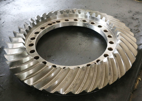 Bánh răng côn xoắn Gleason loại 10 mô-đun để mài bánh răng truyền động cho máy móc chính xác và công nghiệp hàng hải
