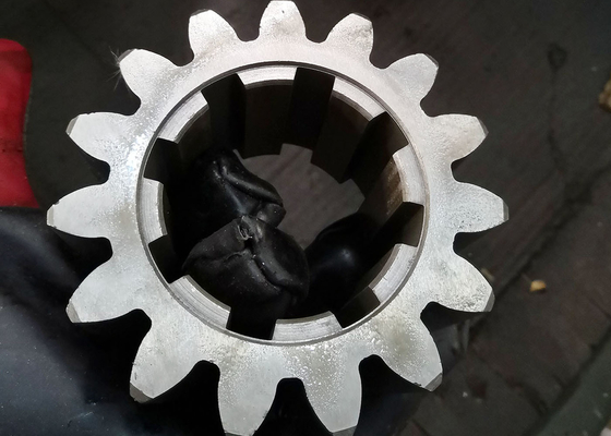 16 Mô-đun 15T Bánh răng mài bánh răng kim loại với Spline Sided thẳng
