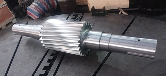 Trục bánh răng xoắn ốc tay trái bằng thép SAE 4340 DP 1.5 24T Góc 5 °