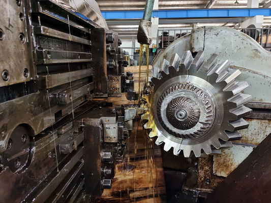 SAE 4320 Bánh răng định hình bánh răng côn thẳng của máy nghiền côn cho thiết bị khai thác