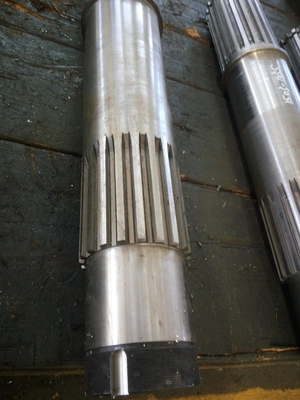 45° Helix Angle Gear Spline Shaft Stained Steel với độ thô Ra0.4