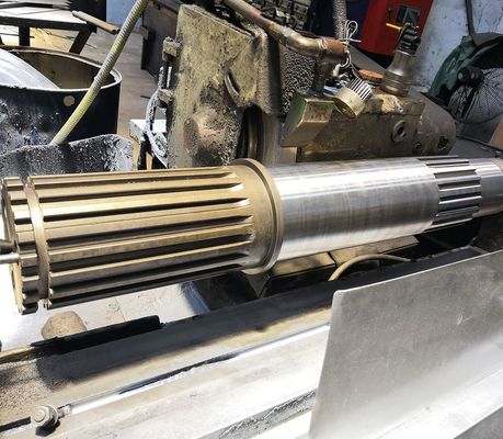 Đường bánh răng Spline được thiết kế tùy chỉnh với hồ sơ bánh răng hình trụ và các tùy chọn sản xuất răng bánh răng khác nhau
