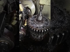 16 Module 15T Gear Grinding Metal Spur Gear với đường thẳng