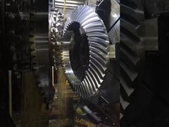 Hợp kim thép xoắn ốc Bevel Gear răng mài của 22 mô-đun SAE 4320
