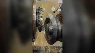 Bánh răng côn xoắn ốc mài sau khi xử lý nhiệt